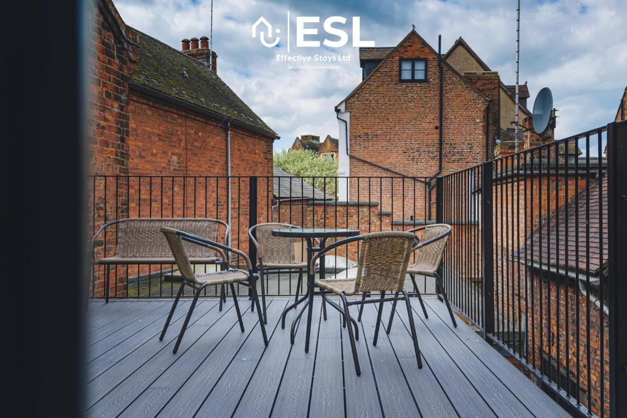 Comfy Modern 2 Bedroom Duplex Apartment With Sun Terrace Shrewsbury Exterior foto